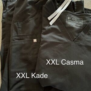 Figs Black Kade & Casma Set XXL